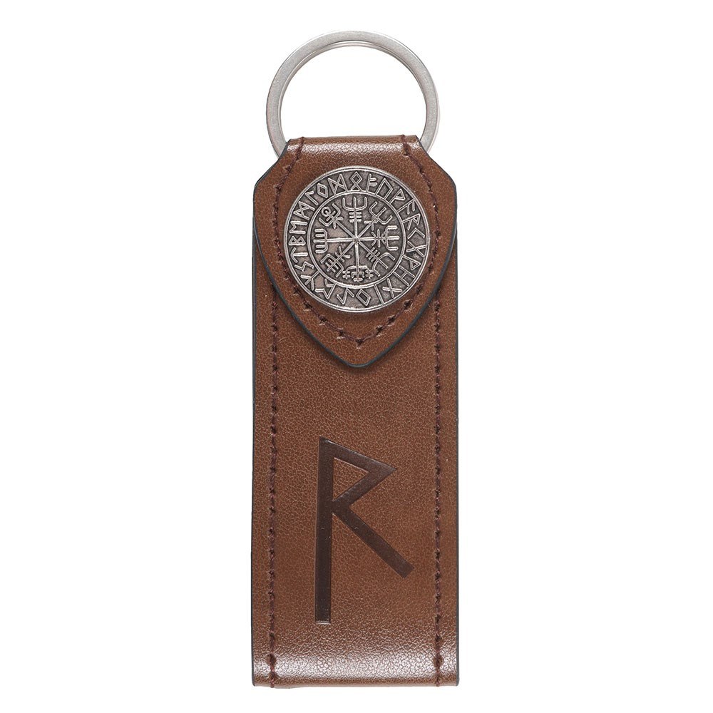 Something Different - Journey Viking Rune Faux Leather Sleutelhanger - Multicolours